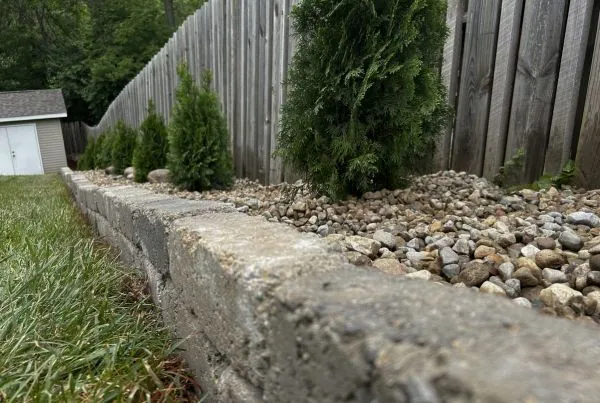 Stone Raised Bed